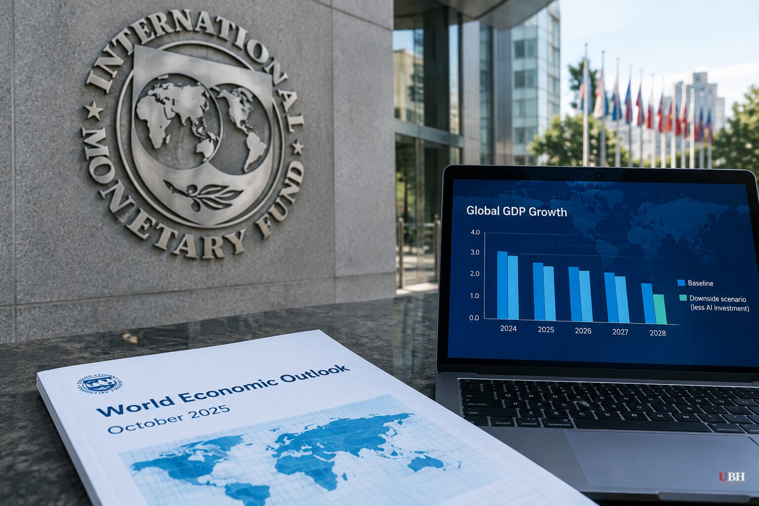 IMF Says Sharp AI Investment Drop Could Cut Global GDP 1.1% by 2028 in Downside Scenario