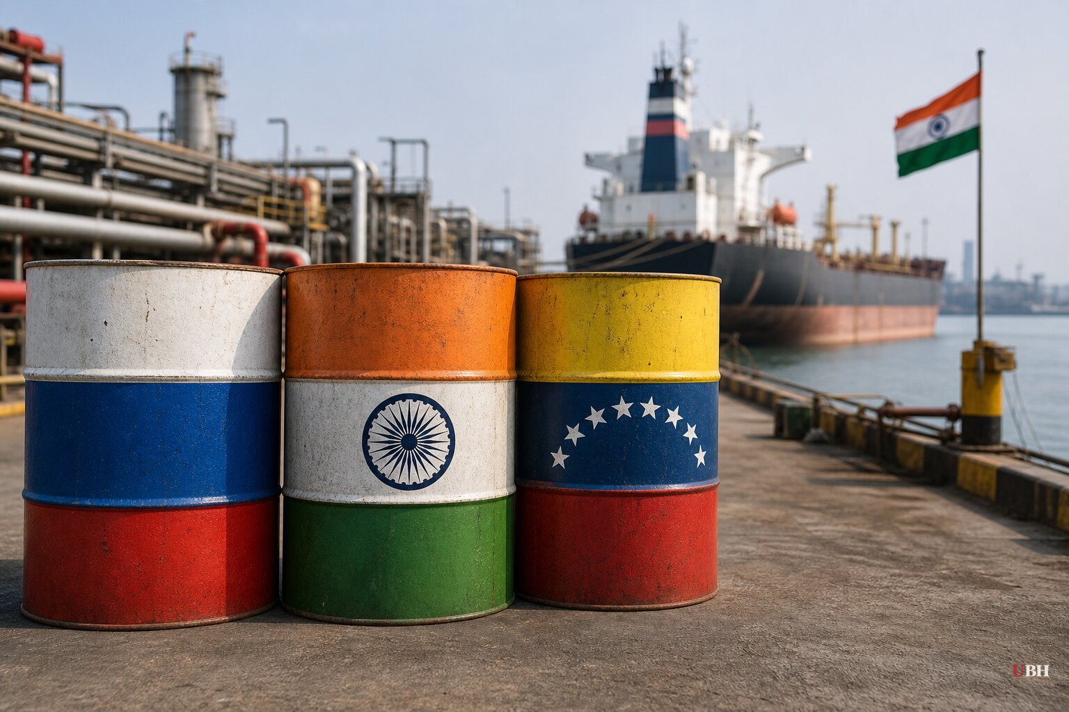 India Cuts Russian Crude Imports 27% in August, Ramps Up Venezuelan Oil as Trade Routes Shift
