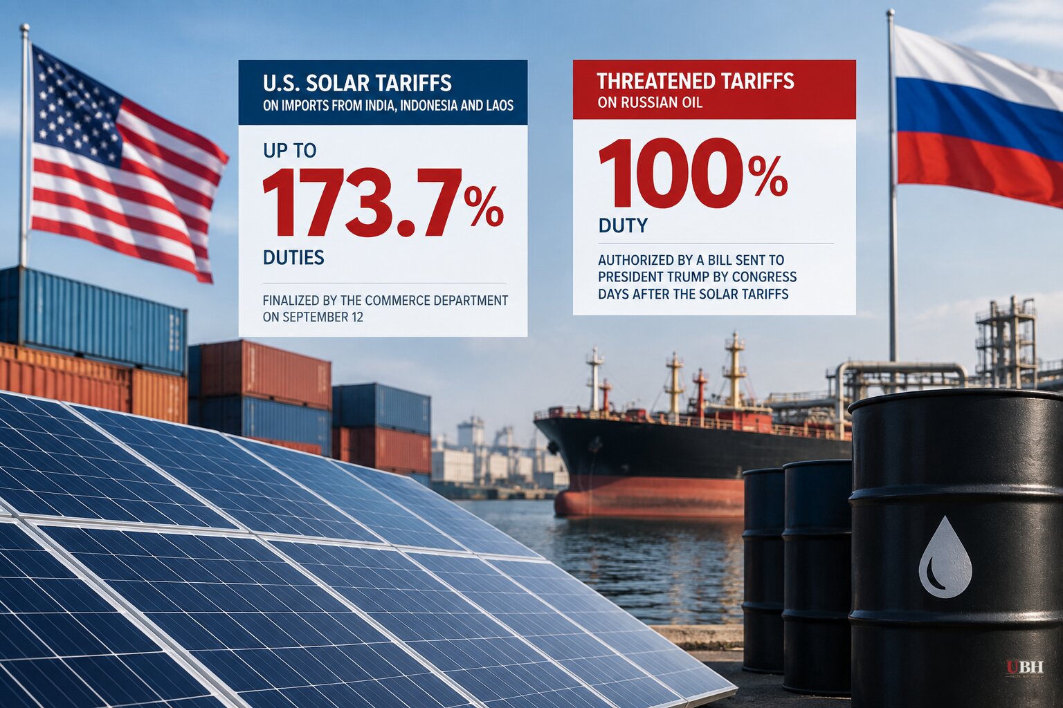 India Faces New US Solar Tariffs and a Threatened 100% Duty Over Russian Oil, Two Separate Fights in One Week