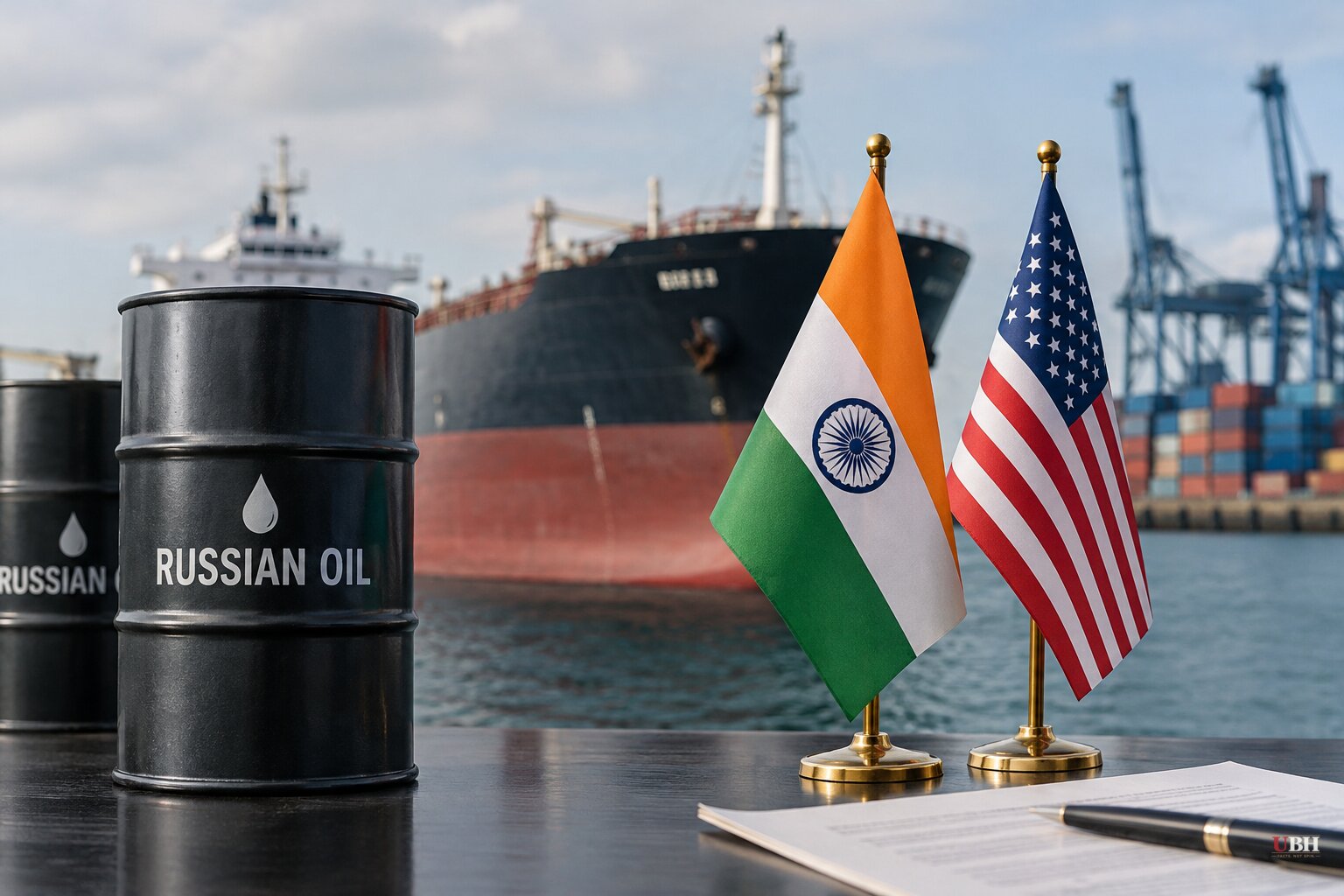 India Weighs Trade Deal Timing After Trump Waives 100% Tariff Law on Russian Oil Buyers