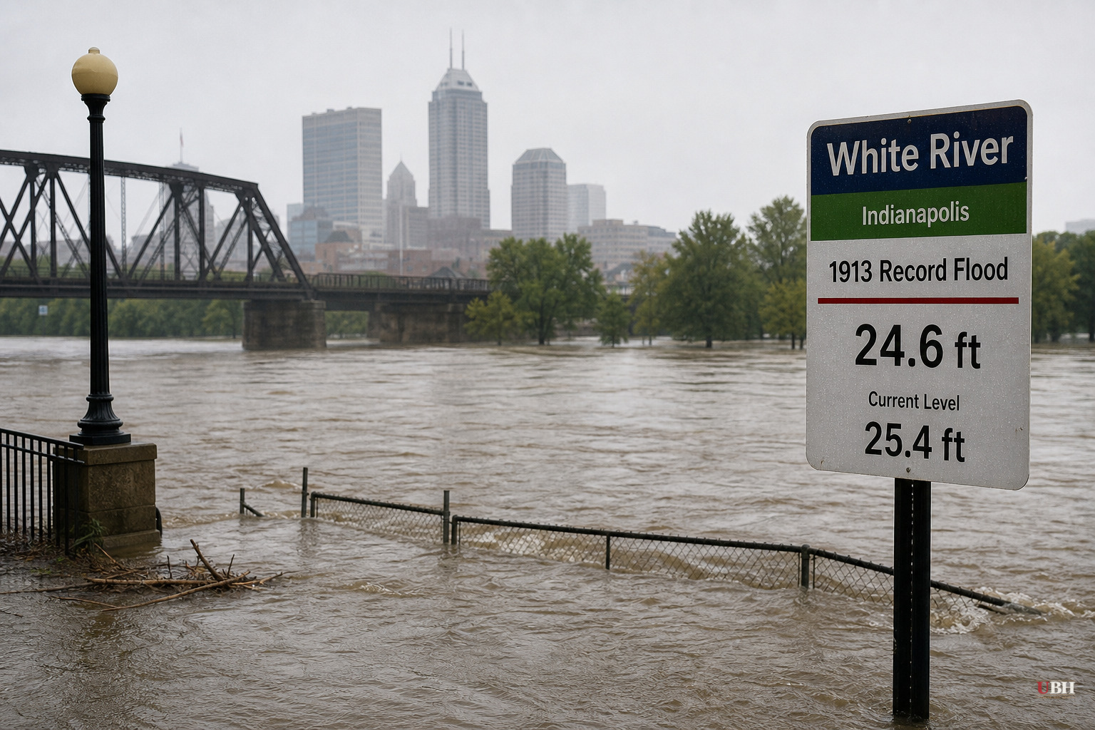 Indiana Flood Death Toll Hits Five as White River Breaks 1913 Record, Trump Approves Federal Aid
