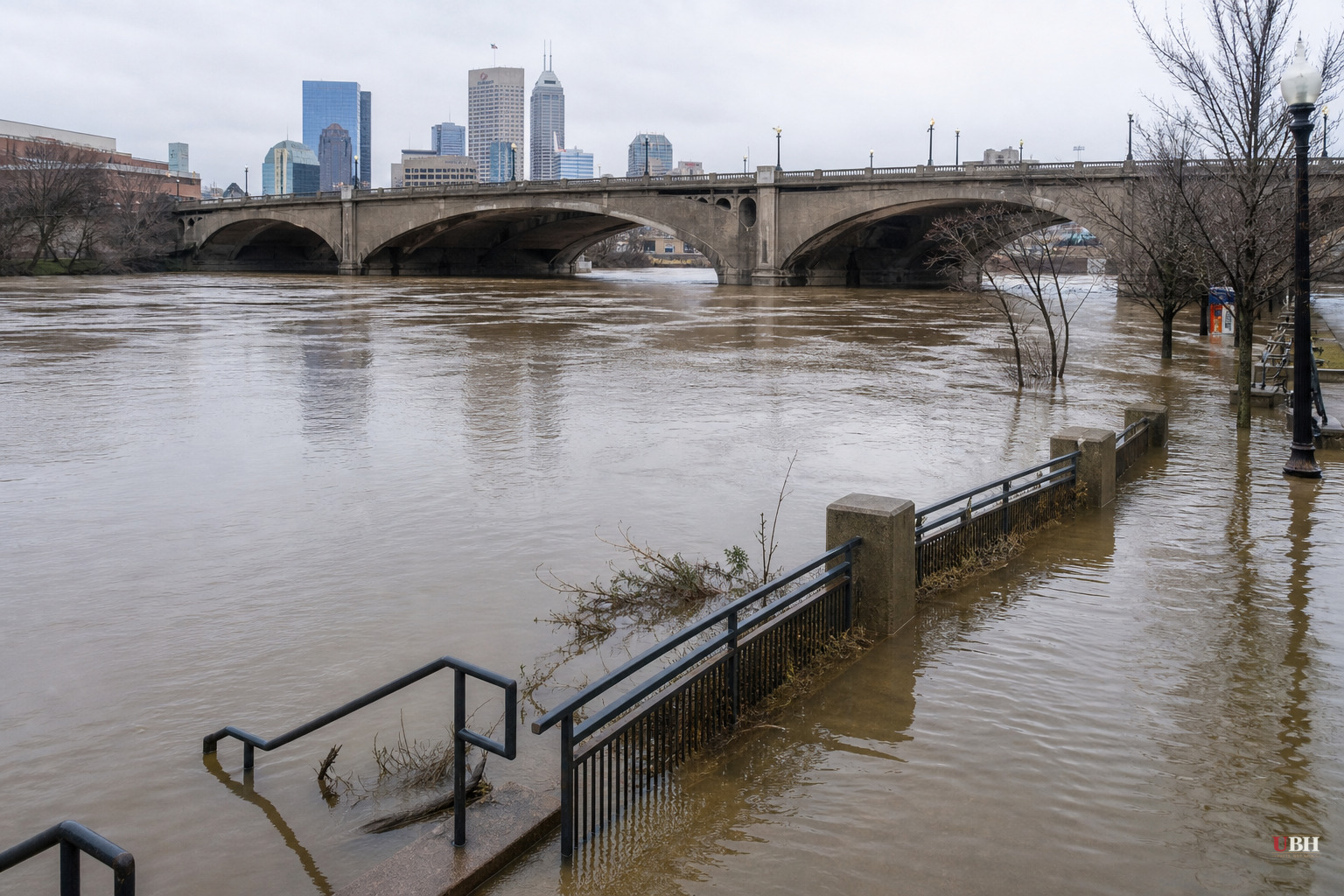 Indiana Floods Kill Three, Governor Braun Seeks Federal Disaster Declaration as 16 Million Stay Under Flood Watch
