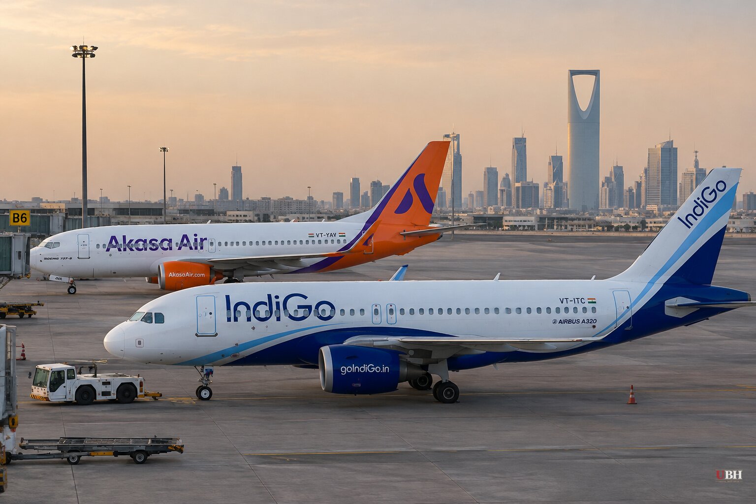 IndiGo and Akasa Extend Saudi Flight Cancellations to Oct. 17 as Houthis Fire at Riyadh a Third Straight Day
