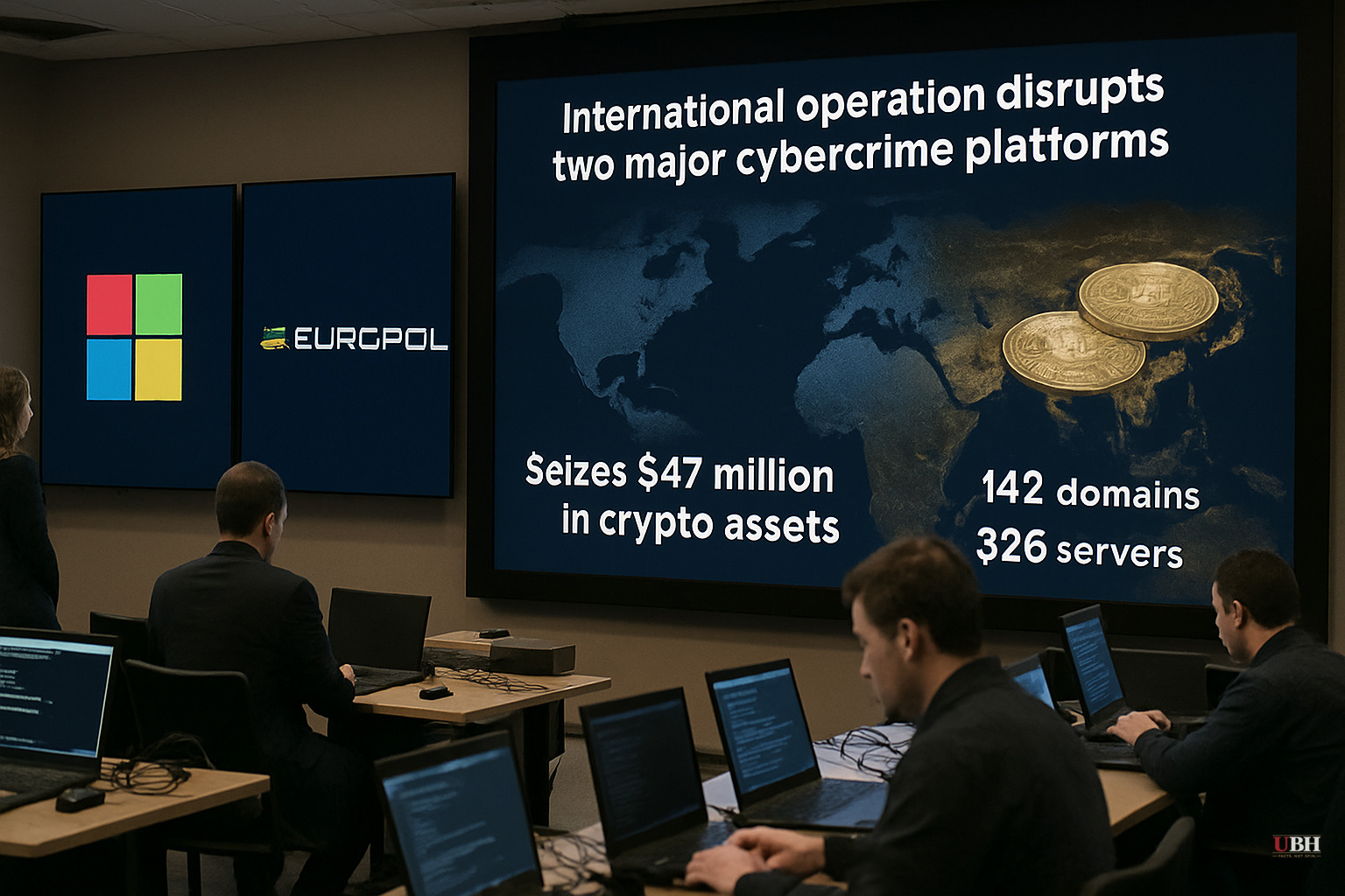 International Operation Disrupts Two Major Cybercrime Platforms, Seizes $47 Million in Crypto Assets