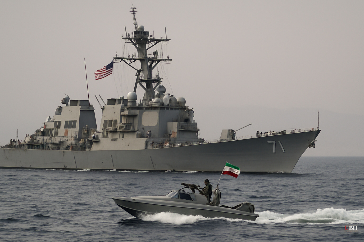 Iran Declares Strait of Hormuz Closed, U.S. Disputes It. Talks Begin Sunday in Switzerland.