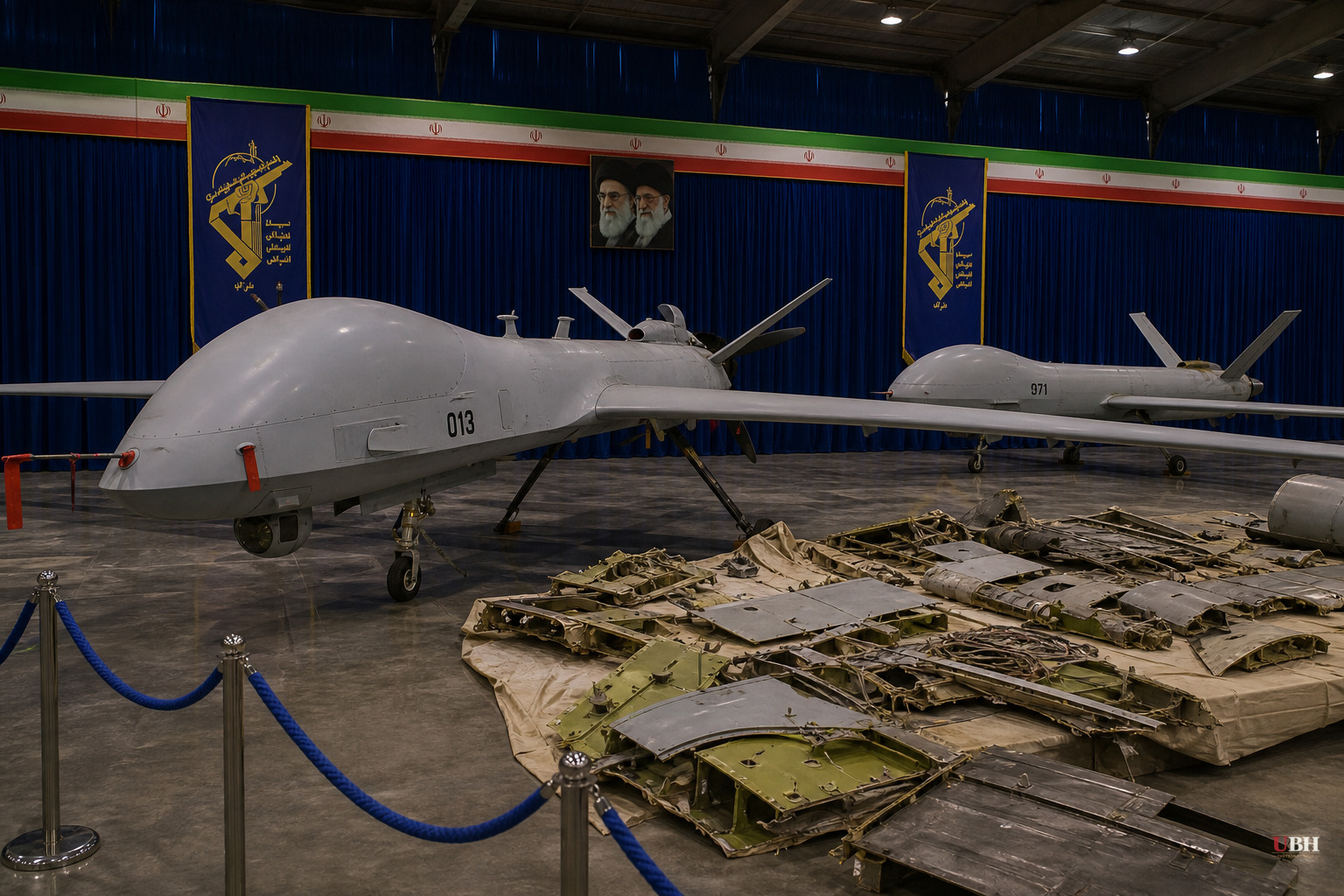 Iran Puts Captured US Reaper Drone and Israeli Hermes 900 on Display, Says It's Reverse-Engineering Both