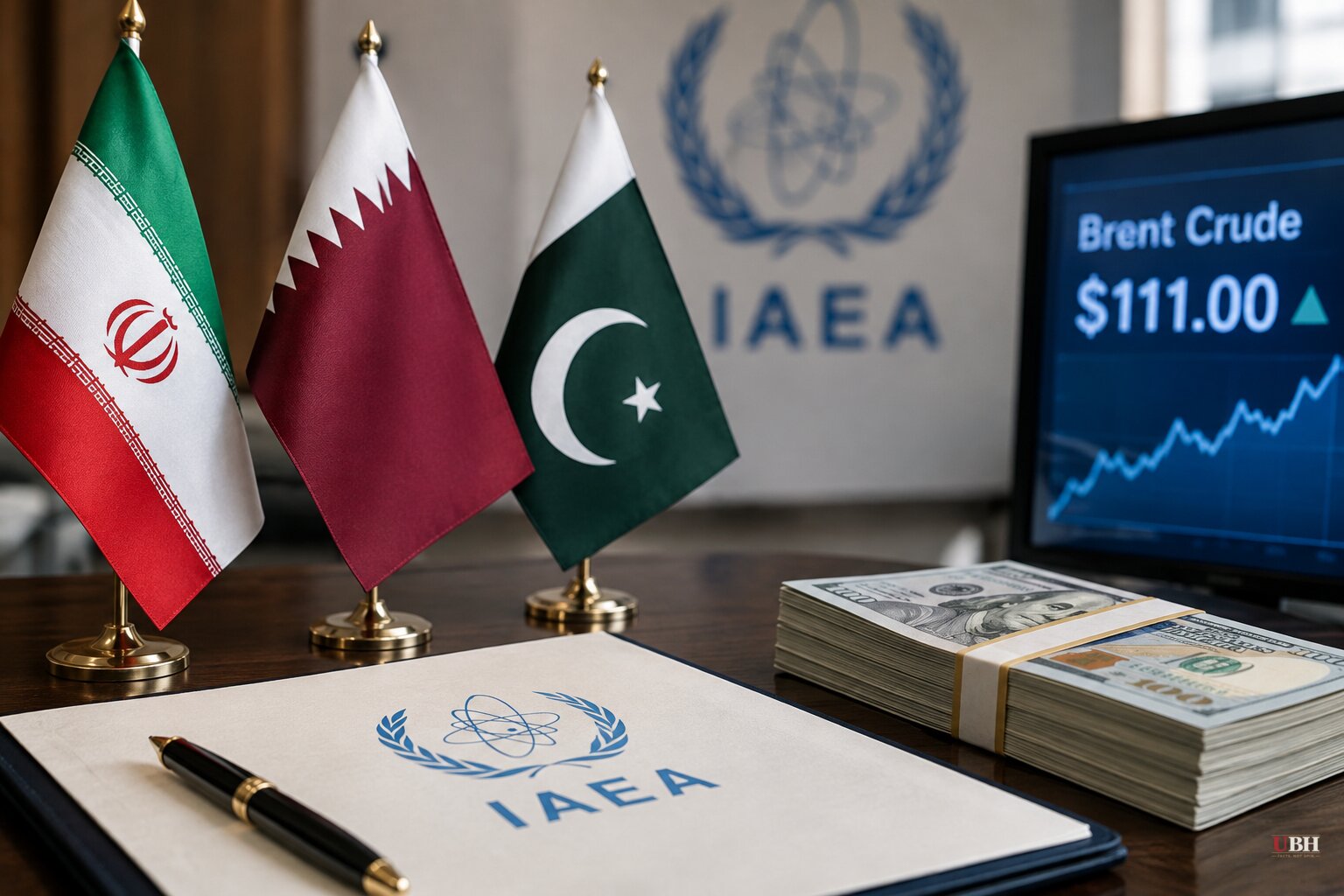 Iran Says Reports of a Close US Deal Are Wrong as Qatar-Pakistan Proposal Surfaces and Brent Tops $111