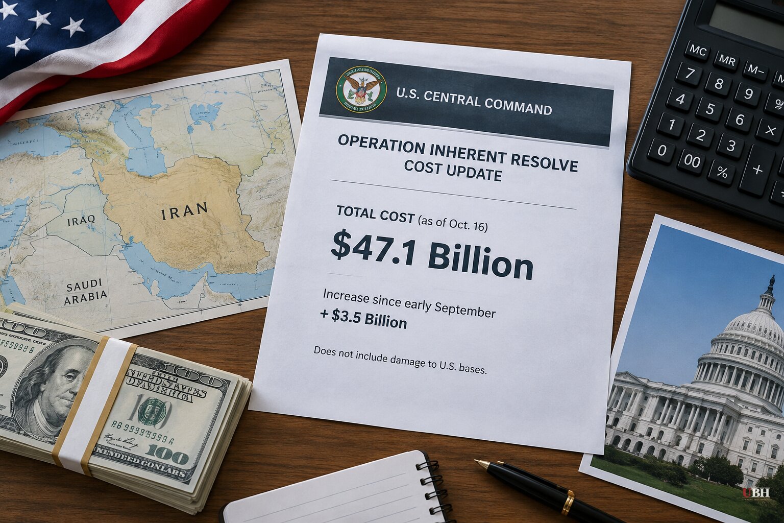 Iran War Tab Reaches $47.1 Billion Days Before Midterms, With a $95 Billion Funding Request Still Stalled