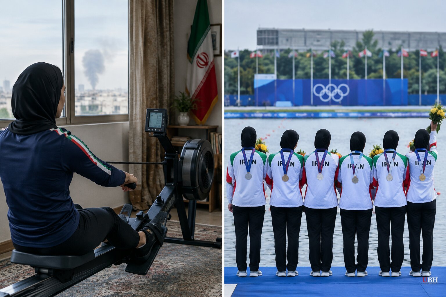 Iranian Rowers Train on Ergometers Through Bombing, Then Sweep Six Asian Games Medals in Nagoya