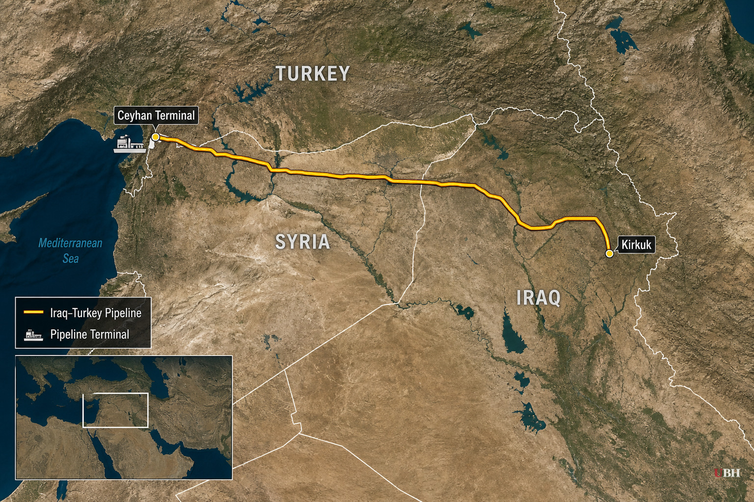 Iraq and Turkey Sign One-Year Pipeline Deal After Hormuz Blockade Gutted Oil Revenue