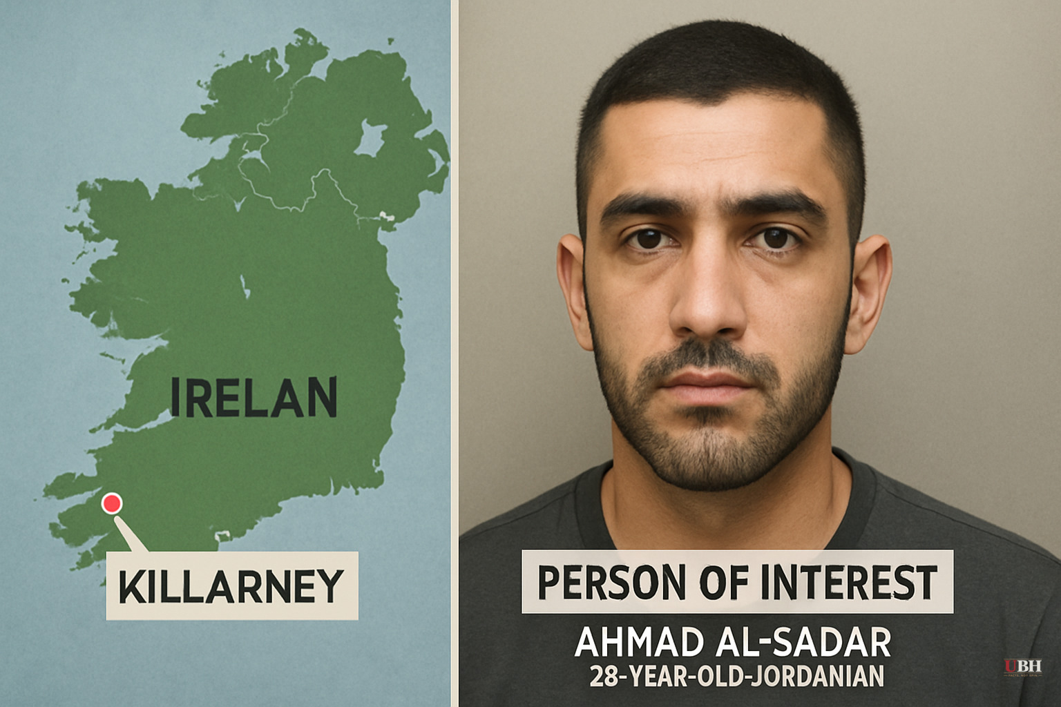 Irish Media Name Jordanian Asylum Seeker as Person of Interest in Killarney Killing, Fear He's Now in Jordan
