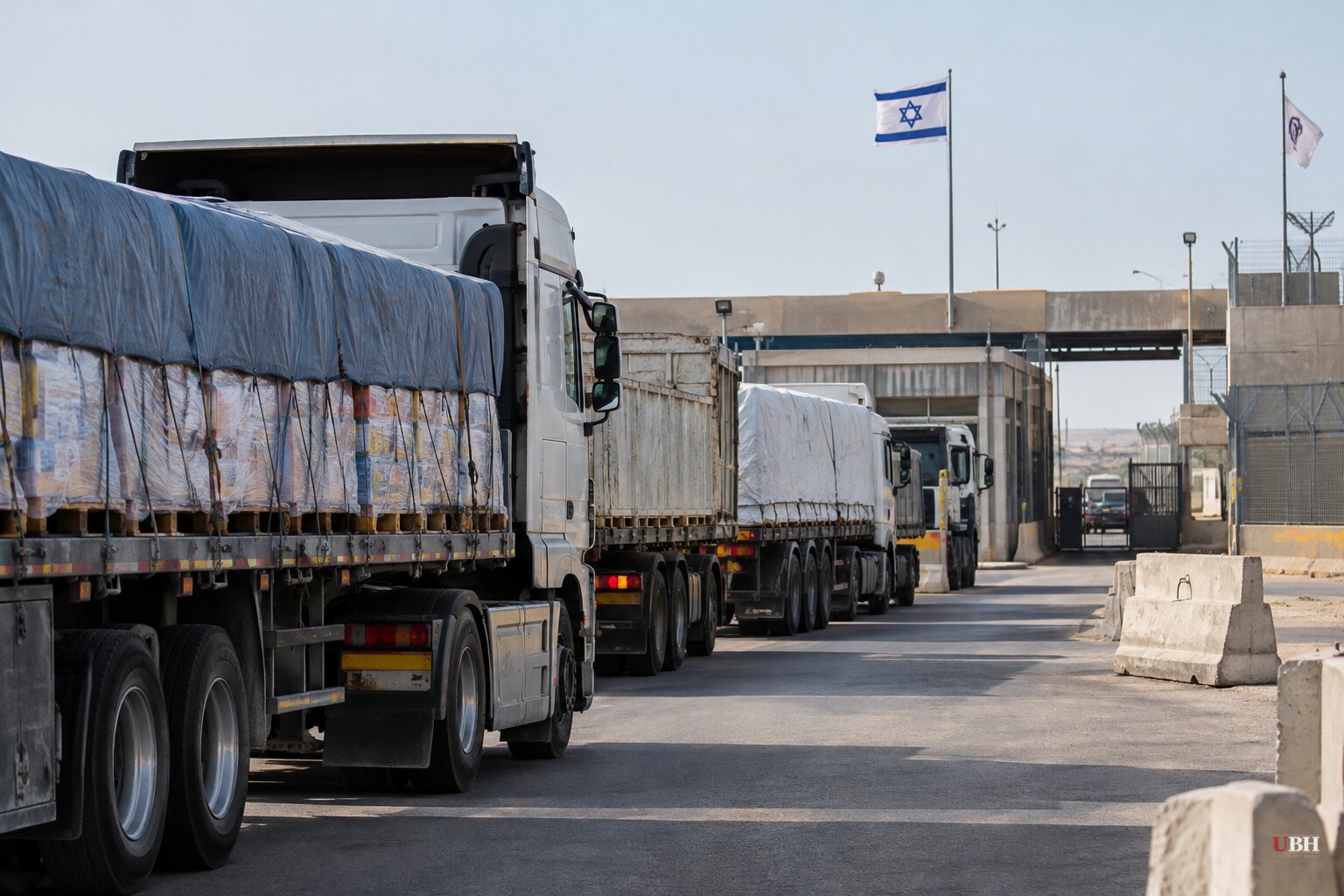 Israel Says No Commercial Goods Have Entered Gaza for Two Days, Blames Hamas Fees; Truckers' Union Disputes It