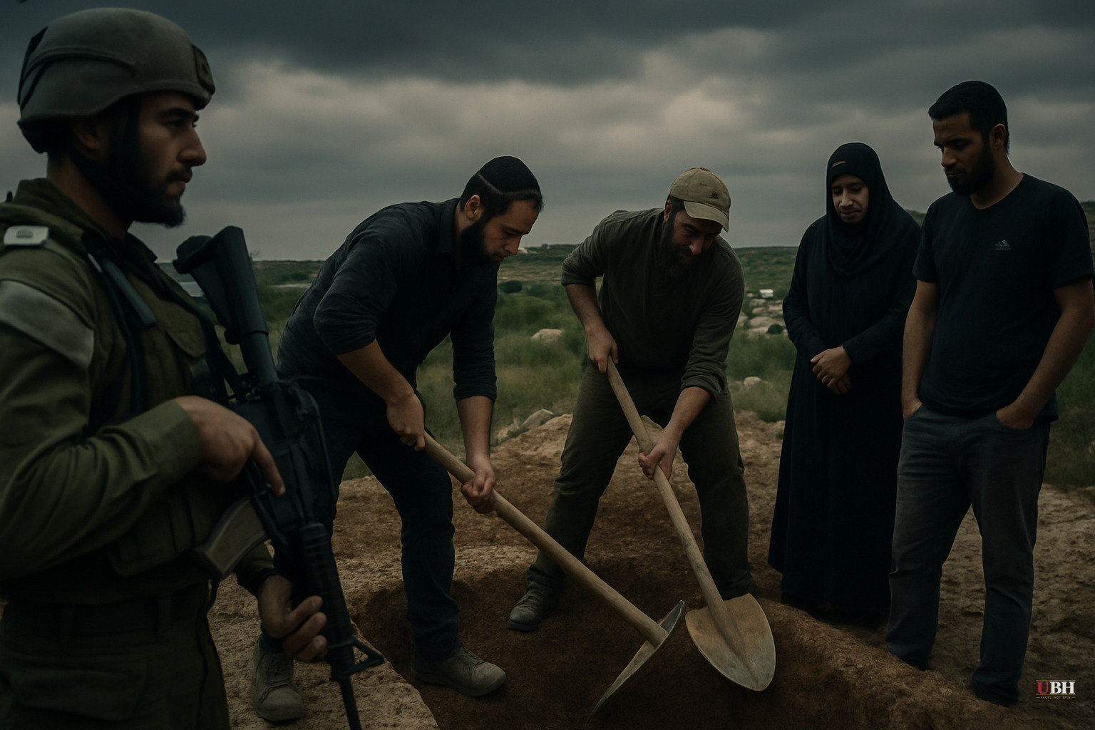 Israeli Settlers Dug Up a Dead Palestinian Man's Grave. The IDF Stood There and Watched.
