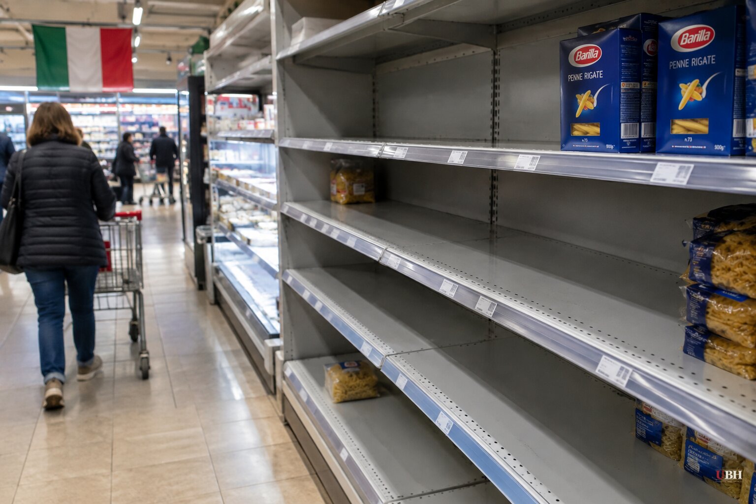 Italy's Inflation Hits 5.4% and Third-Quarter Growth Stalls as Fuel Blockades Empty Southern Shelves