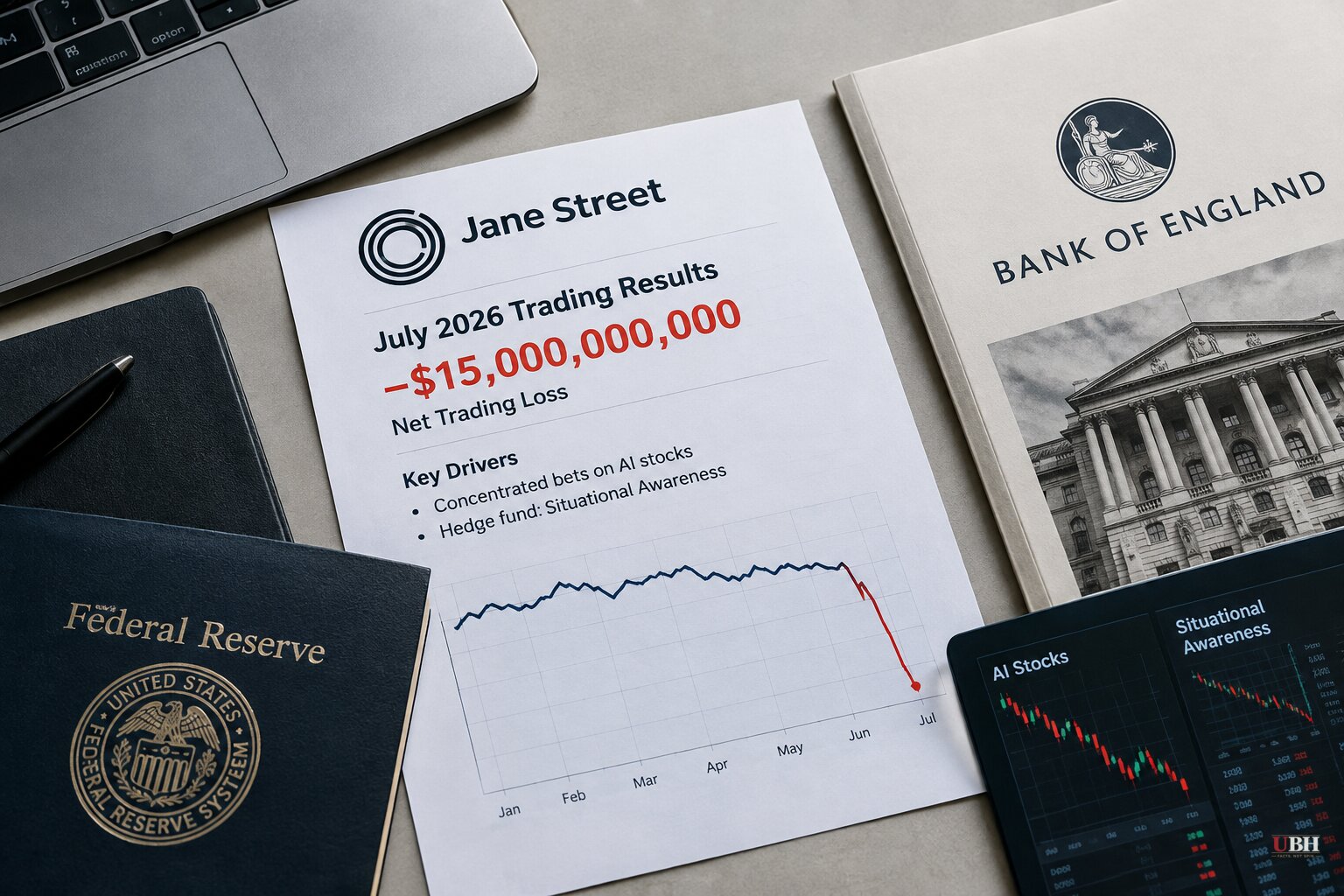 Fed and Bank of England Use Jane Street's $15 Billion Trading Loss to Review Bank Ties to Trading Firms