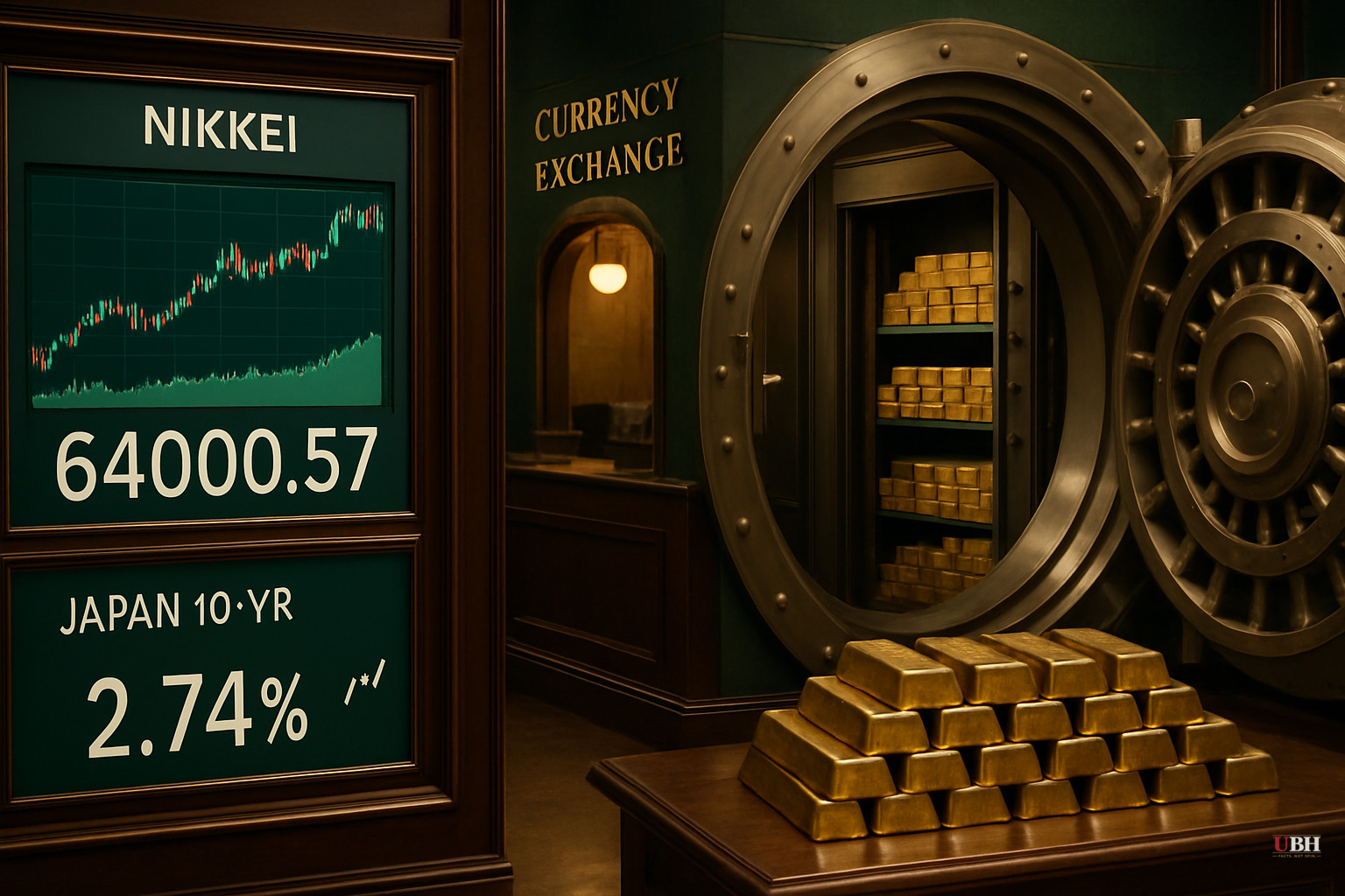 Japan Bond Yields Pull Back Slightly as Nikkei Hits Record 64,000 — But the Stress Isn't Gone