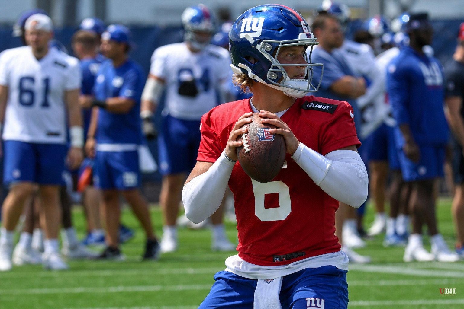 Jaxson Dart Throws Two Picks, Then Three Touchdowns in Same Giants Practice