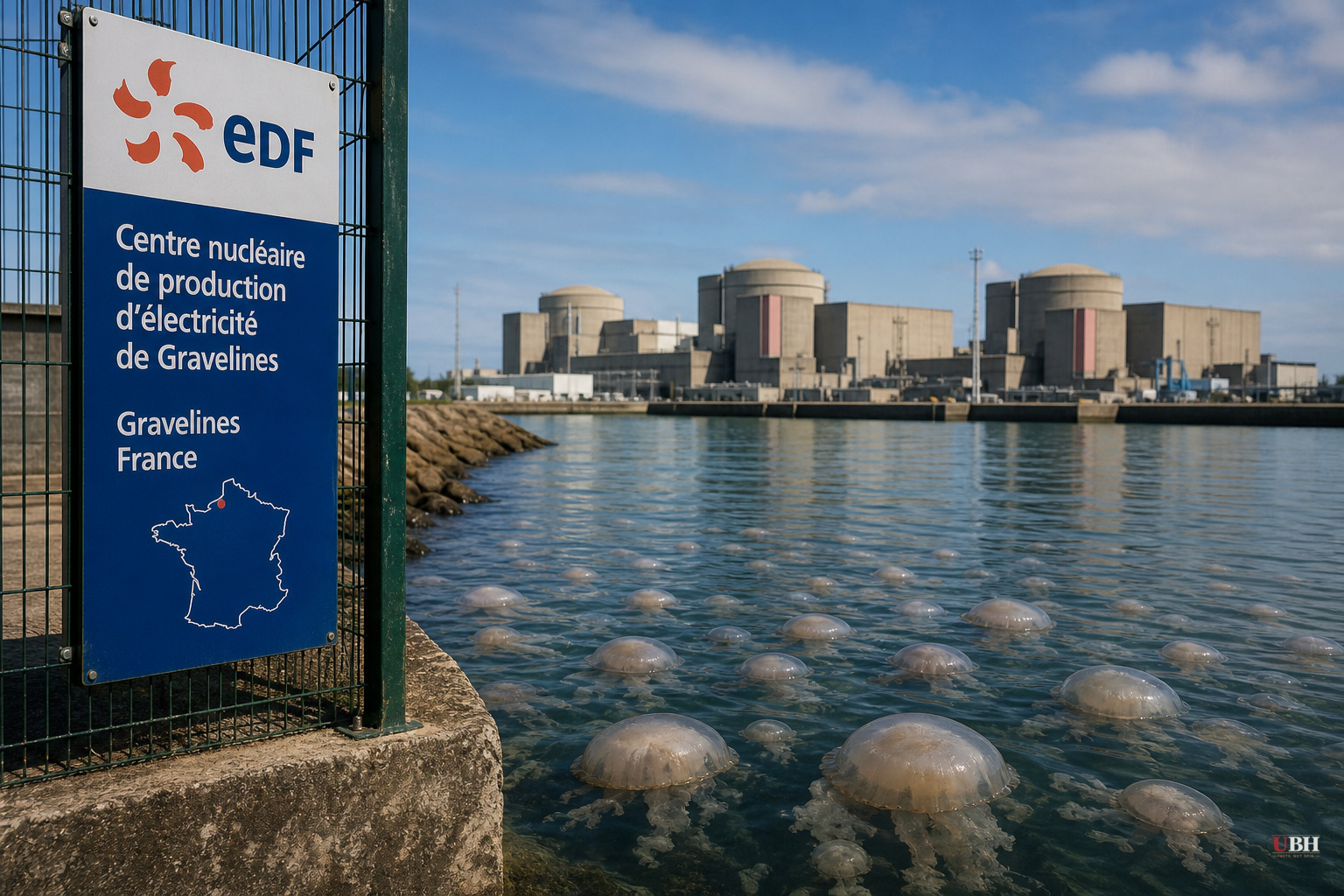 Jellyfish Swarm Knocks Out 3.2 Gigawatts at France's Largest Nuclear Plant