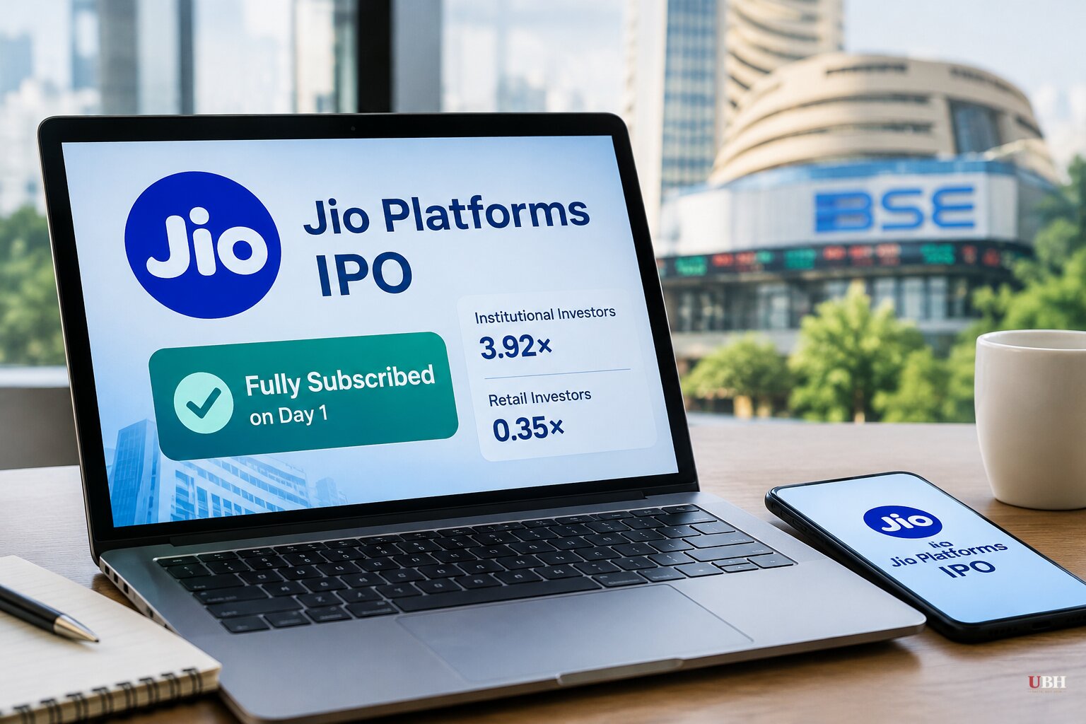 Jio Platforms' ₹30,213 Crore IPO Fully Subscribed on Day One as Institutions Lead and Retail Lags