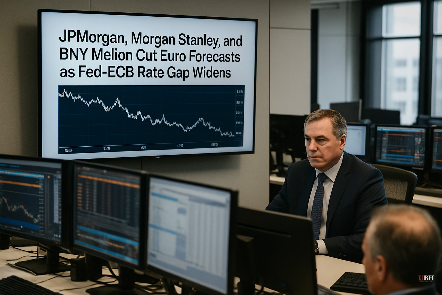 JPMorgan, Morgan Stanley, and BNY Mellon Cut Euro Forecasts as Fed-ECB Rate Gap Widens