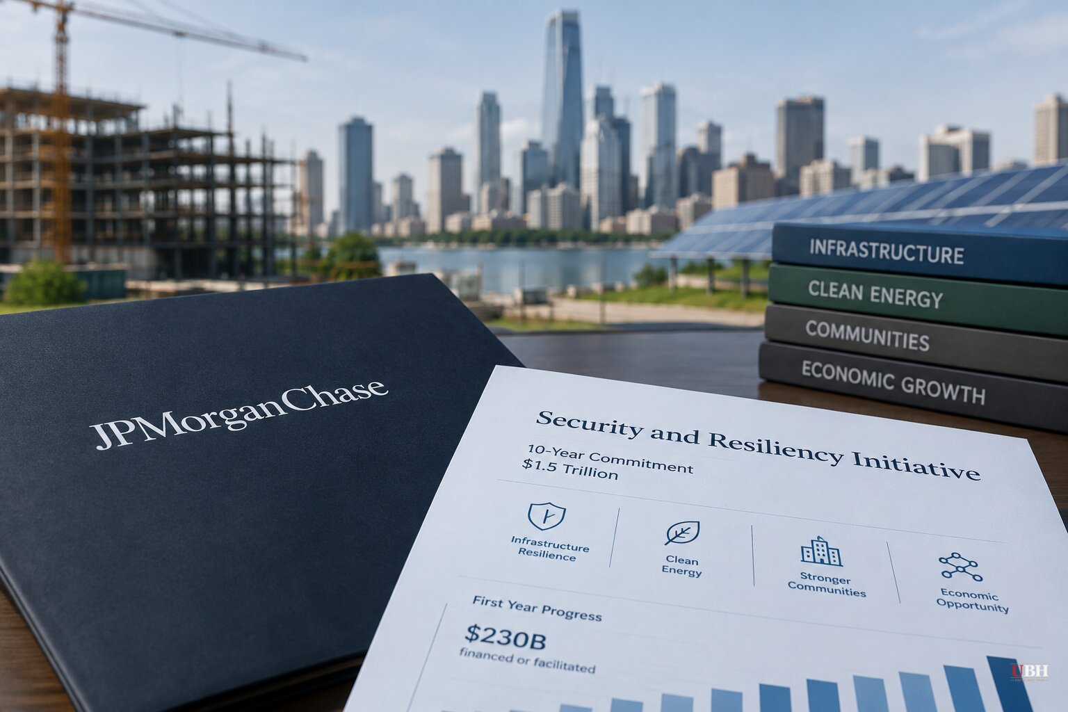 JPMorgan Says $230 Billion Financed or Facilitated in Year One of Security Initiative, With $5 Billion of Its Own Equity