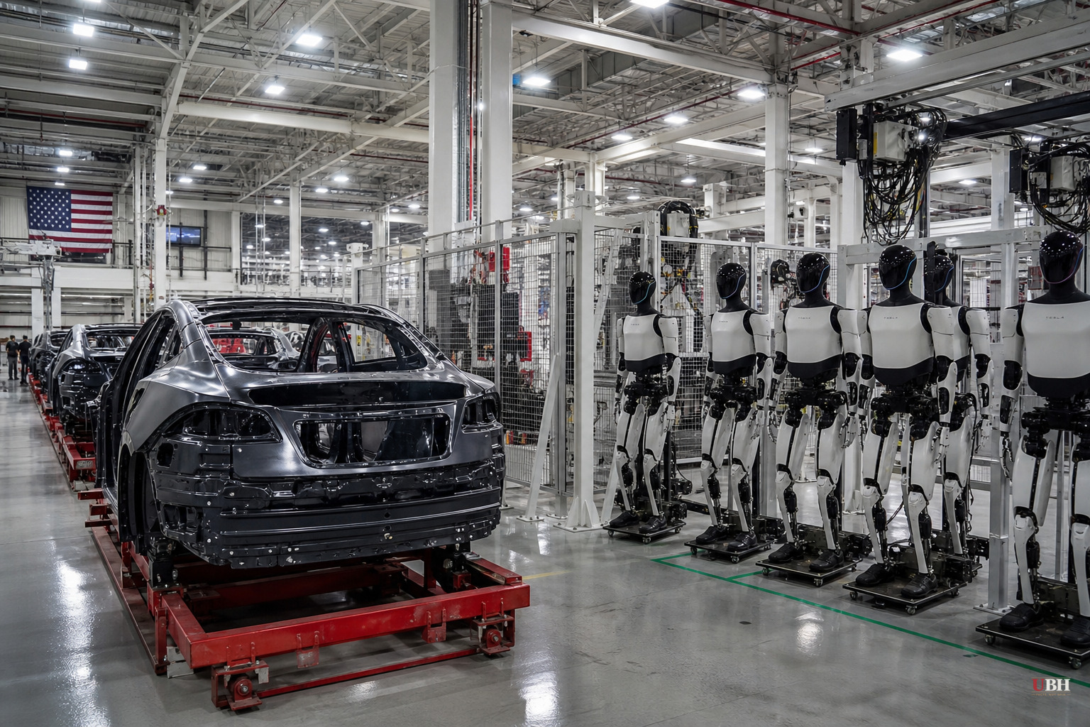 JPMorgan Tours Tesla's Fremont Plant: Optimus Lines Going In, Robotaxi Still Runs on 380,000 Miles