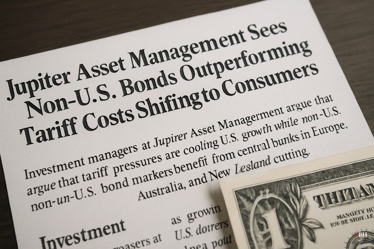Jupiter Asset Management Sees Non-U.S. Bonds Outperforming as Tariff Costs Begin Shifting to Consumers