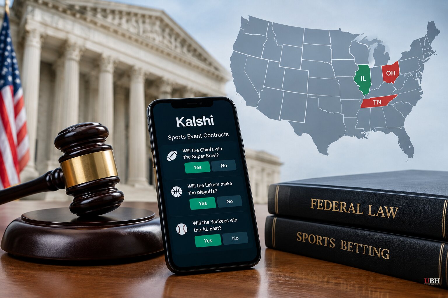 Kalshi Wins Illinois Ruling, Loses Ohio and Tennessee as Federal Courts Split on Sports Prediction Contracts