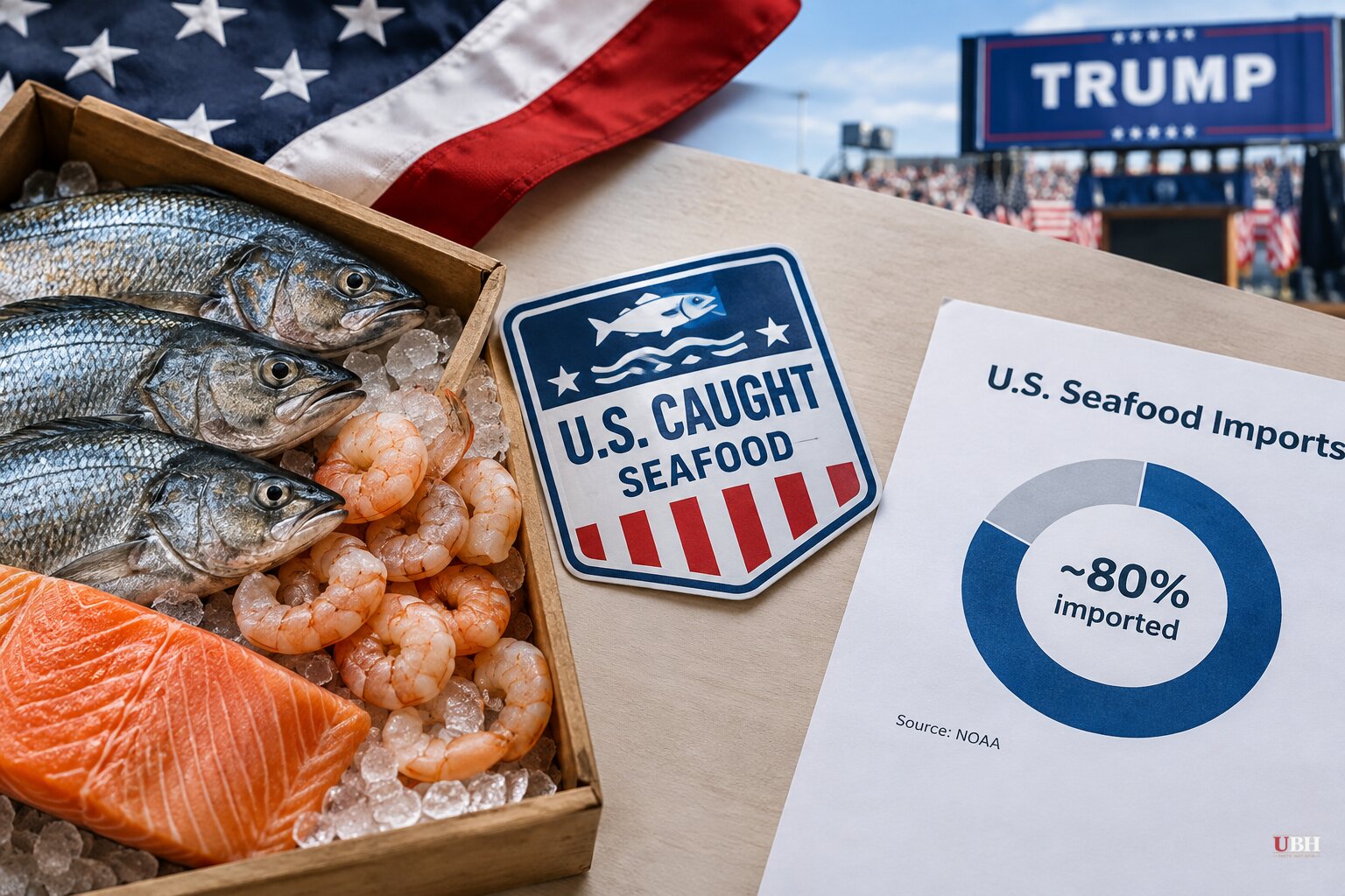 Kennedy Announces Voluntary 'U.S. Caught Seafood' Label at Trump Rally in Fort Myers