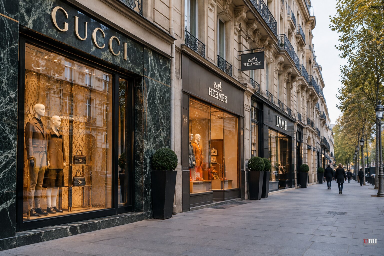 Kering Shares Fall 12% as Hermès and LVMH Valuations Hit Multi-Year Lows