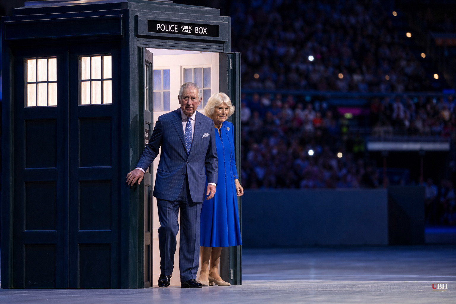 King Charles Rides a TARDIS Into Glasgow, Opens Commonwealth Games After Games Nearly Collapsed