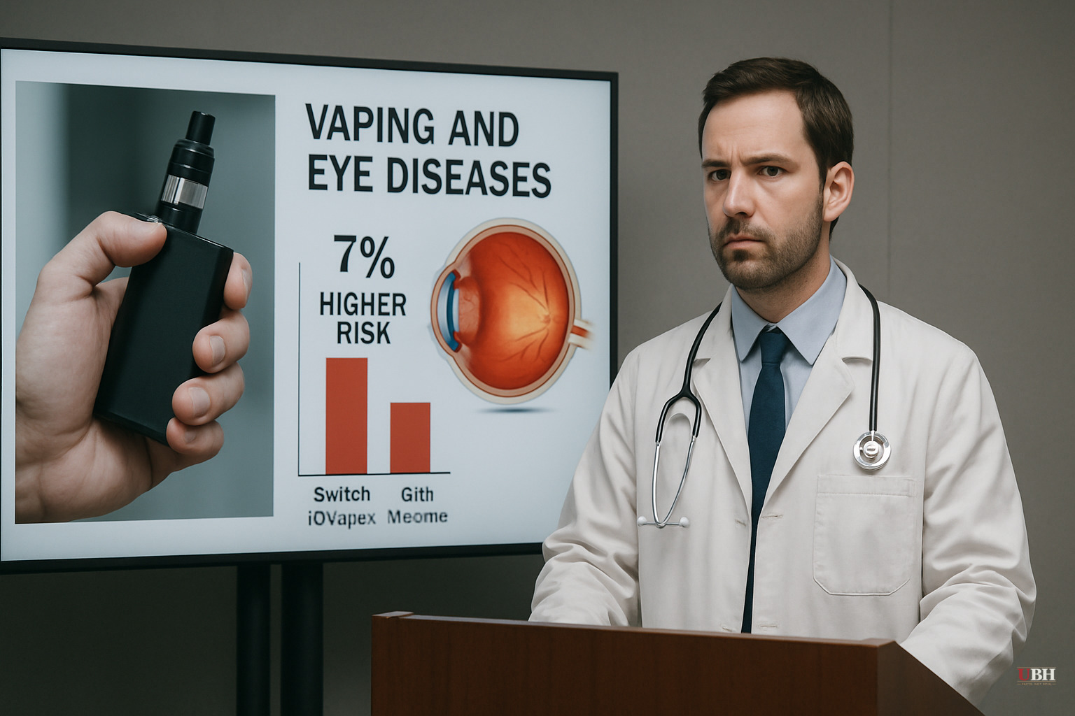 Korean Study of 179,000 Adults Links Switching to Vapes with 7% Higher Eye Disease Risk Versus Quitting Nicotine Entirely