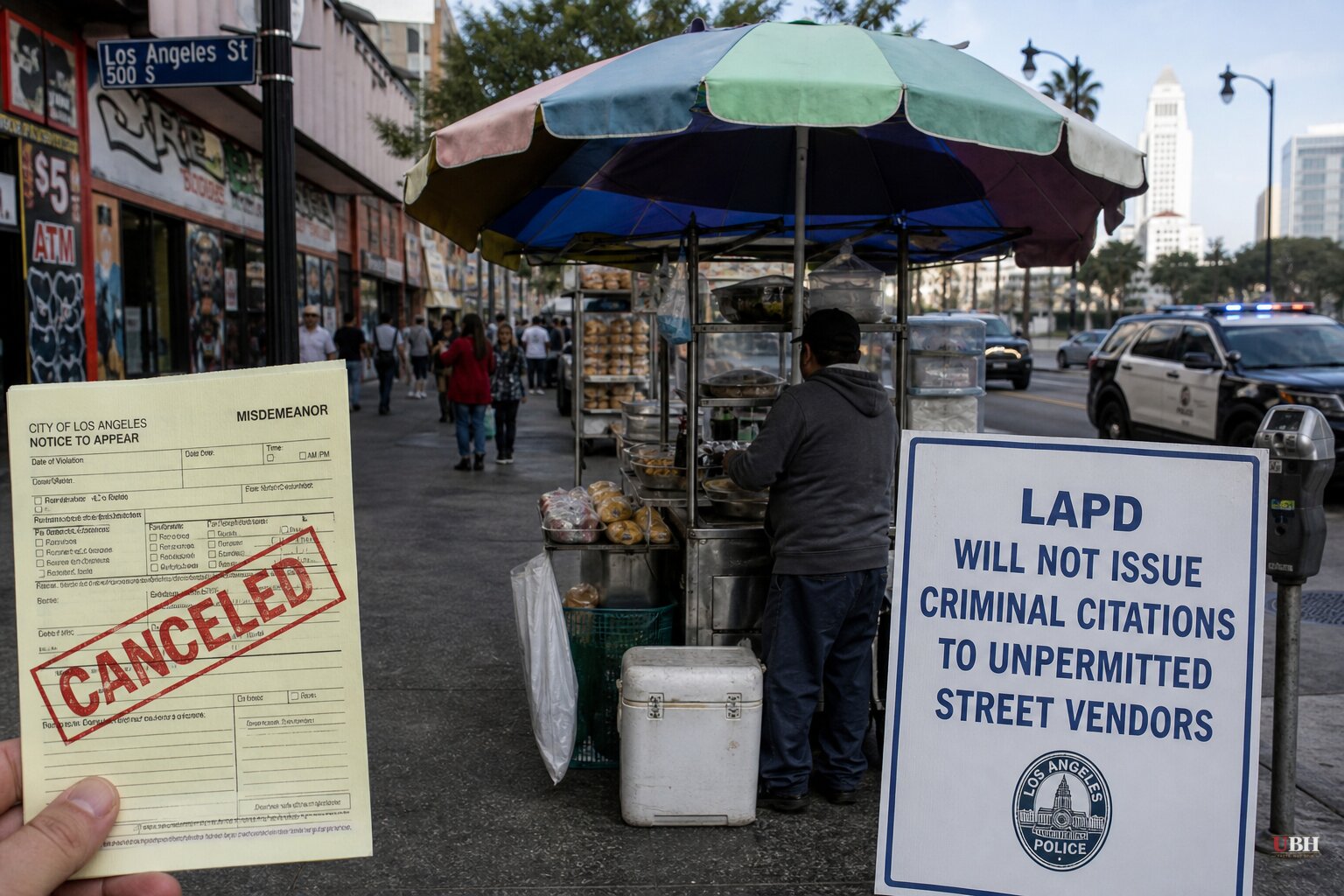 LA Mayor Bass Halts Criminal Citations for Unpermitted Street Vendors as 9,746-Complaint Health Dossier Surfaces