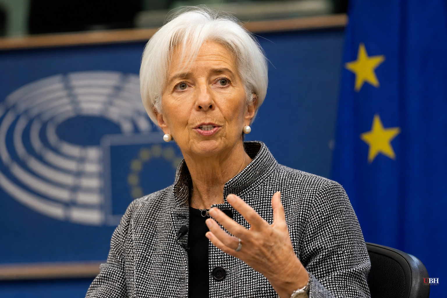 Lagarde Says Europe's Postwar Growth Model Is Eroding as U.S. Pulls Back