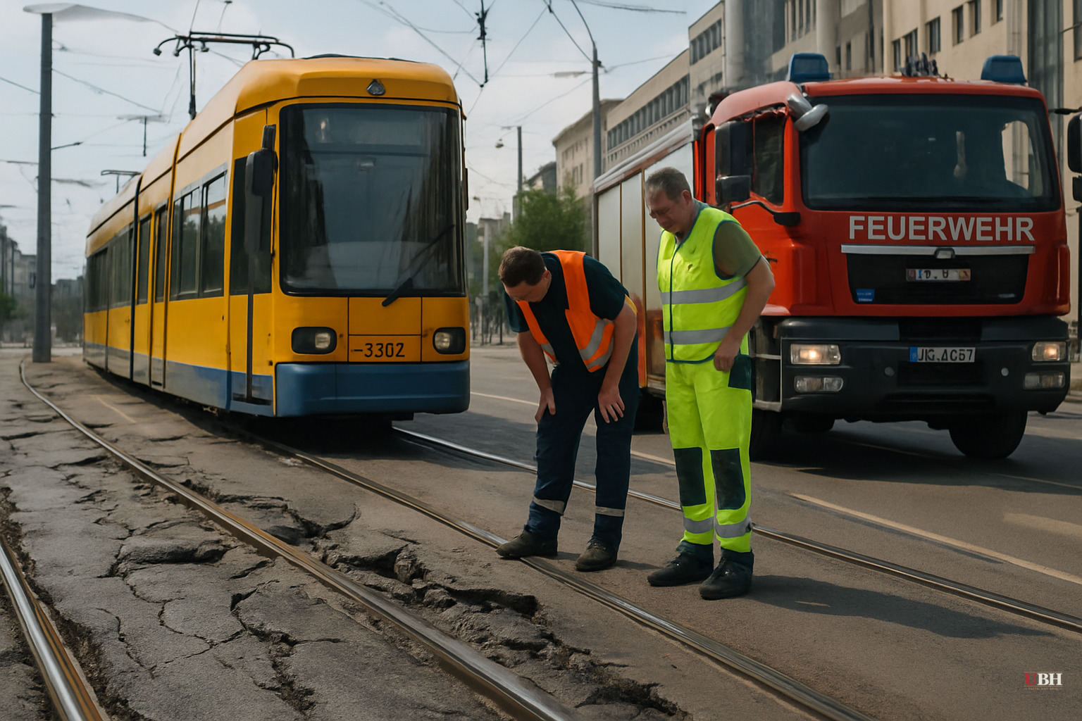 Leipzig and Nuremberg Trams Halt as Track Sealant Liquefies. Germany Logs Third Consecutive Daily Heat Record.