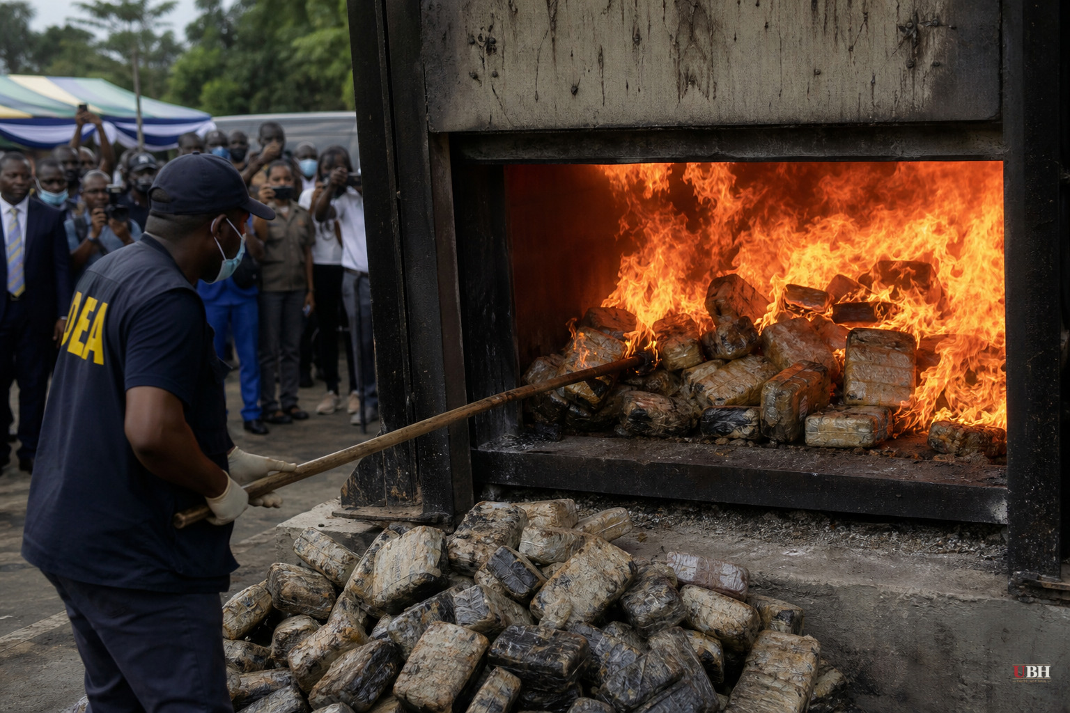 Liberia Burns $336 Million in Cocaine After Record Bust, Names Senior Police Officials as Suspects