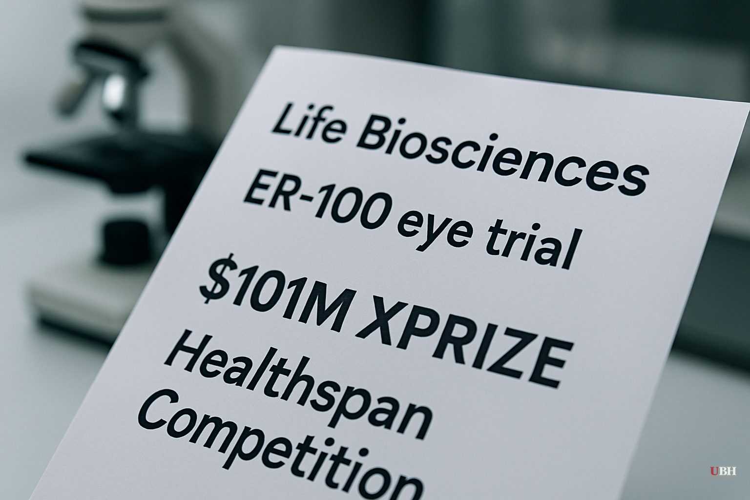 Life Biosciences' ER-100 Eye Trial Is Underway — Now the $101M XPRIZE Healthspan Competition Raises the Stakes for the Entire Longevity Field