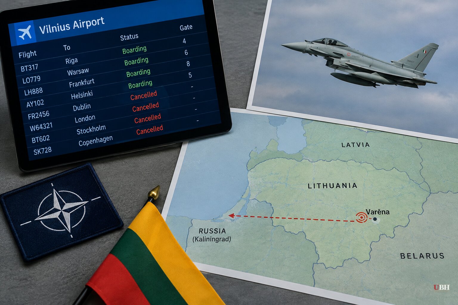 Lithuania Shuts Vilnius Airport, NATO Scrambles Jet Over Unconfirmed Drone, All-Clear Within the Hour