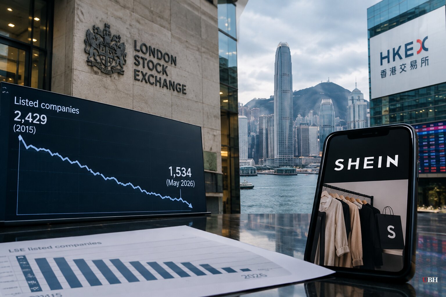 London Stock Exchange Listings Hit Decade Low as Shein's Hong Kong IPO Craters Under US Tariff Pressure