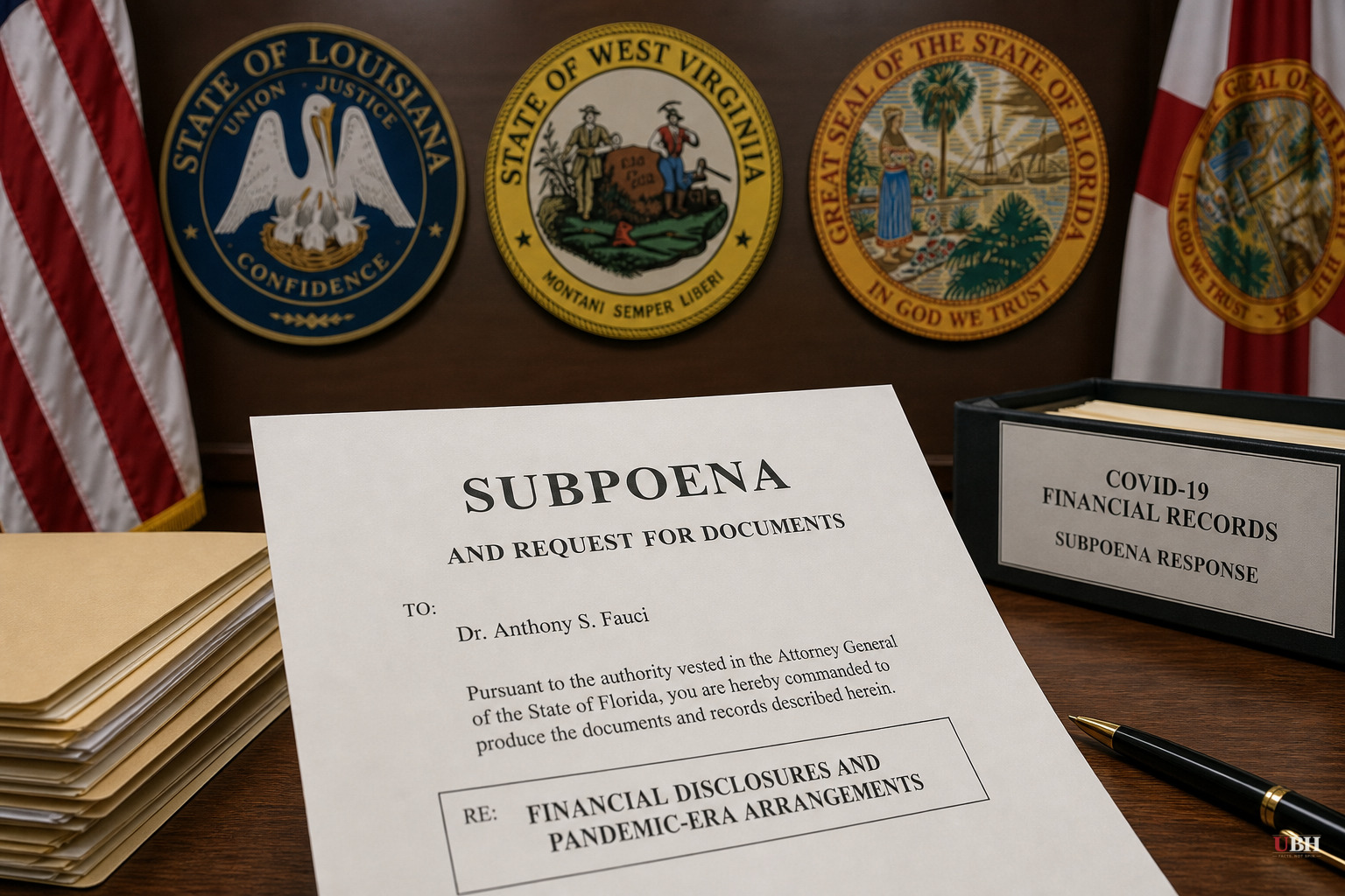 Louisiana and West Virginia Join Florida's Multistate Subpoena of Fauci Over COVID Financial Disclosures