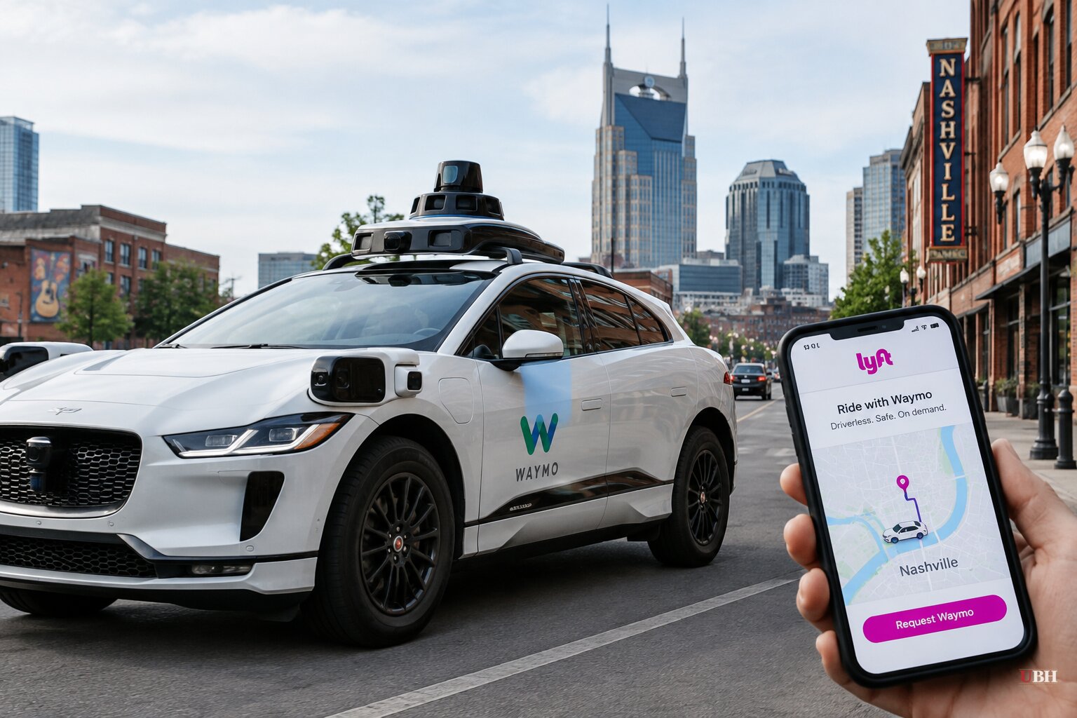 Lyft Riders in Nashville Can Now Hail Waymo Robotaxis Through the Lyft App