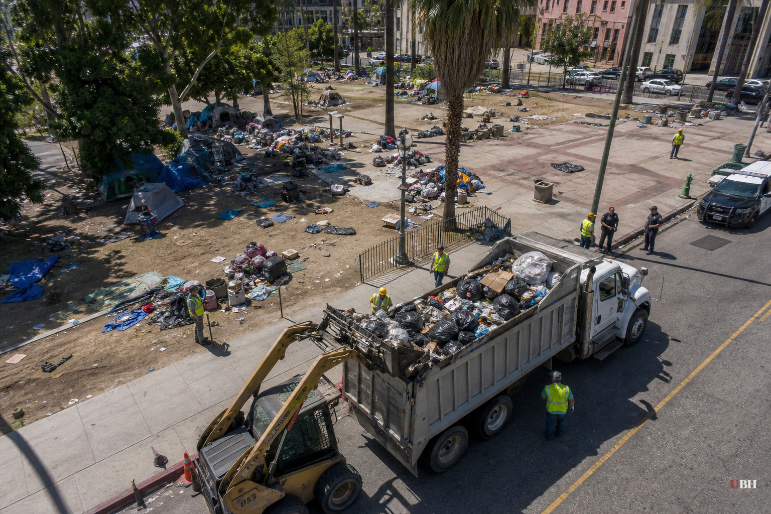 MacArthur Park: 12.7 Million Pounds of Waste, 18 Federal Drug Arrests, and a Missing Bus Bench