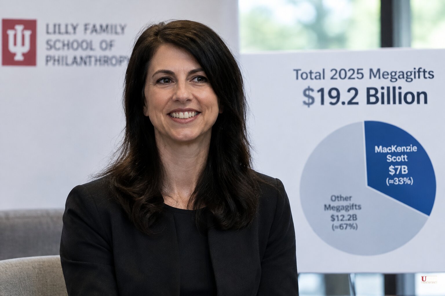 MacKenzie Scott's $7 Billion Made Up One-Third of America's $19.2 Billion in 2025 Megagifts
