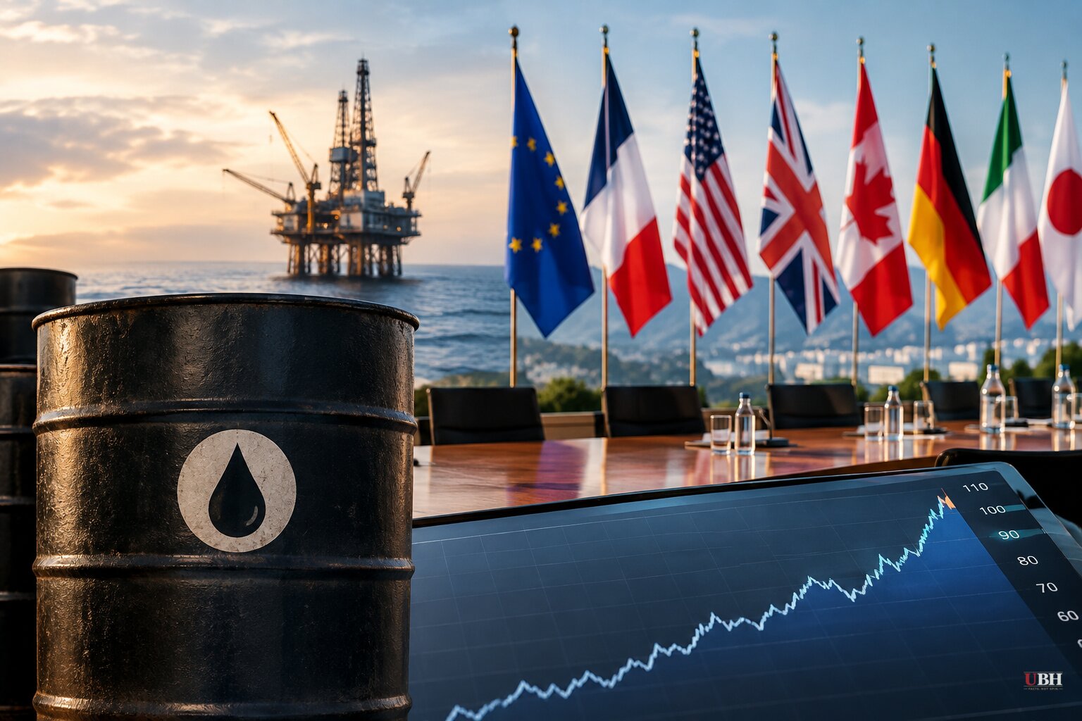 Macron Calls G7 Energy Summit as Brent Crude Tops $100 a Barrel Amid Middle East and Ukraine Strains
