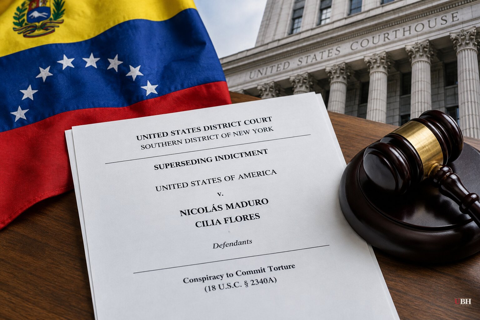 Maduro and Wife Indicted on Torture Conspiracy Charge; Judge Denies Flores' Bid for House Arrest
