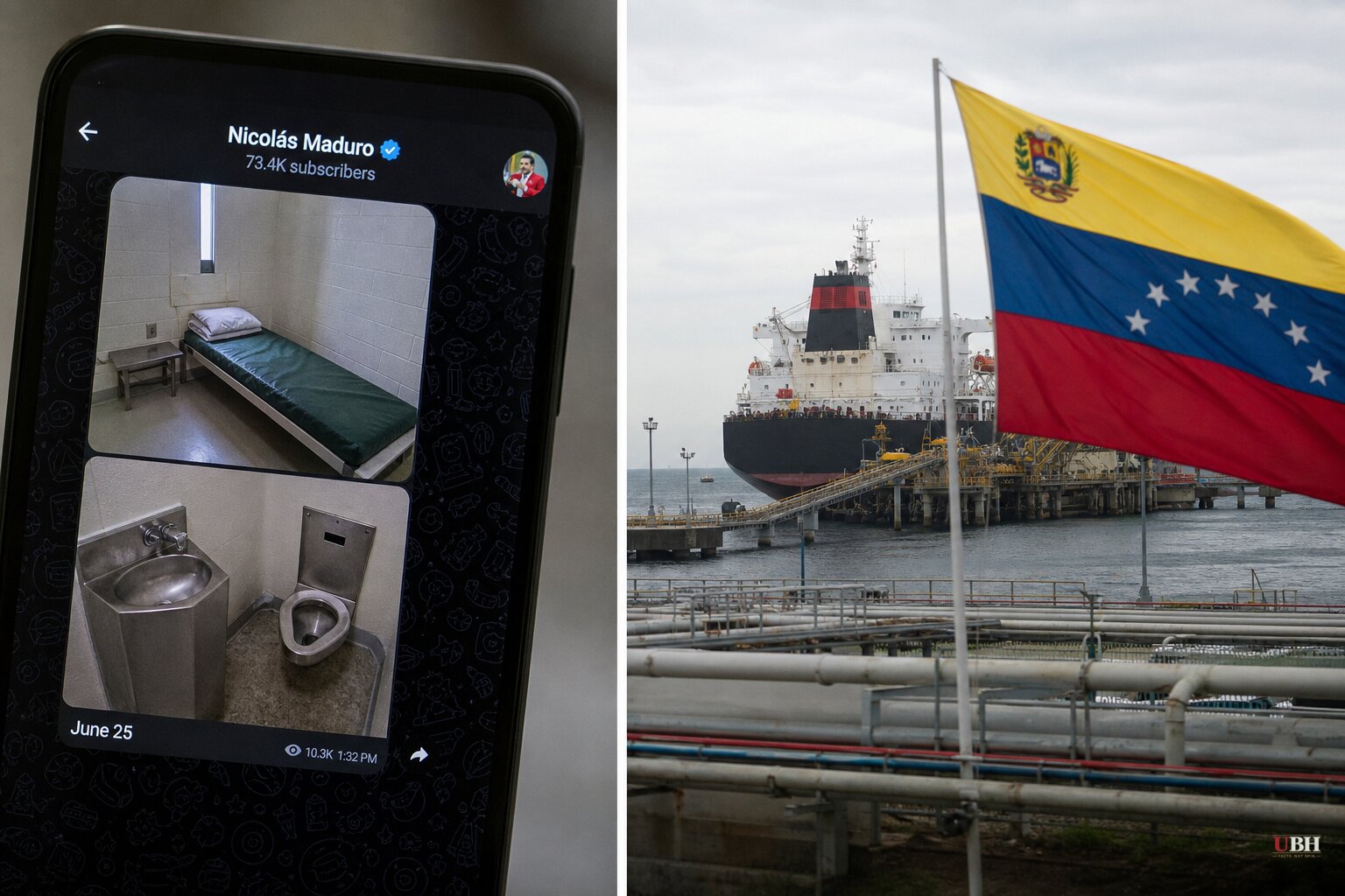 Maduro Releases First Prison Photos, Two Months Old, Days After Venezuela's New Government Ceded Majority Oil Control to the US