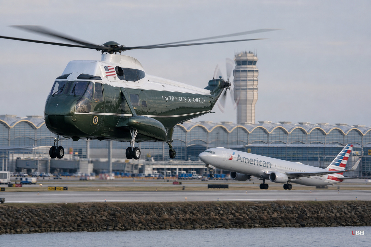 Marine One Broke Its Own Safety Rule Near a Passenger Jet. Duffy Says a Telecom Glitch Is Why