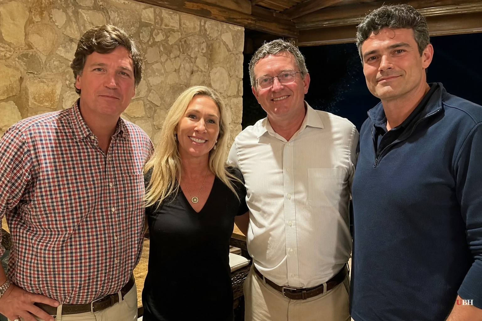 Marjorie Taylor Greene Poses With Tucker Carlson, Thomas Massie, Joe Kent, Declares 'The Movement Has Begun'