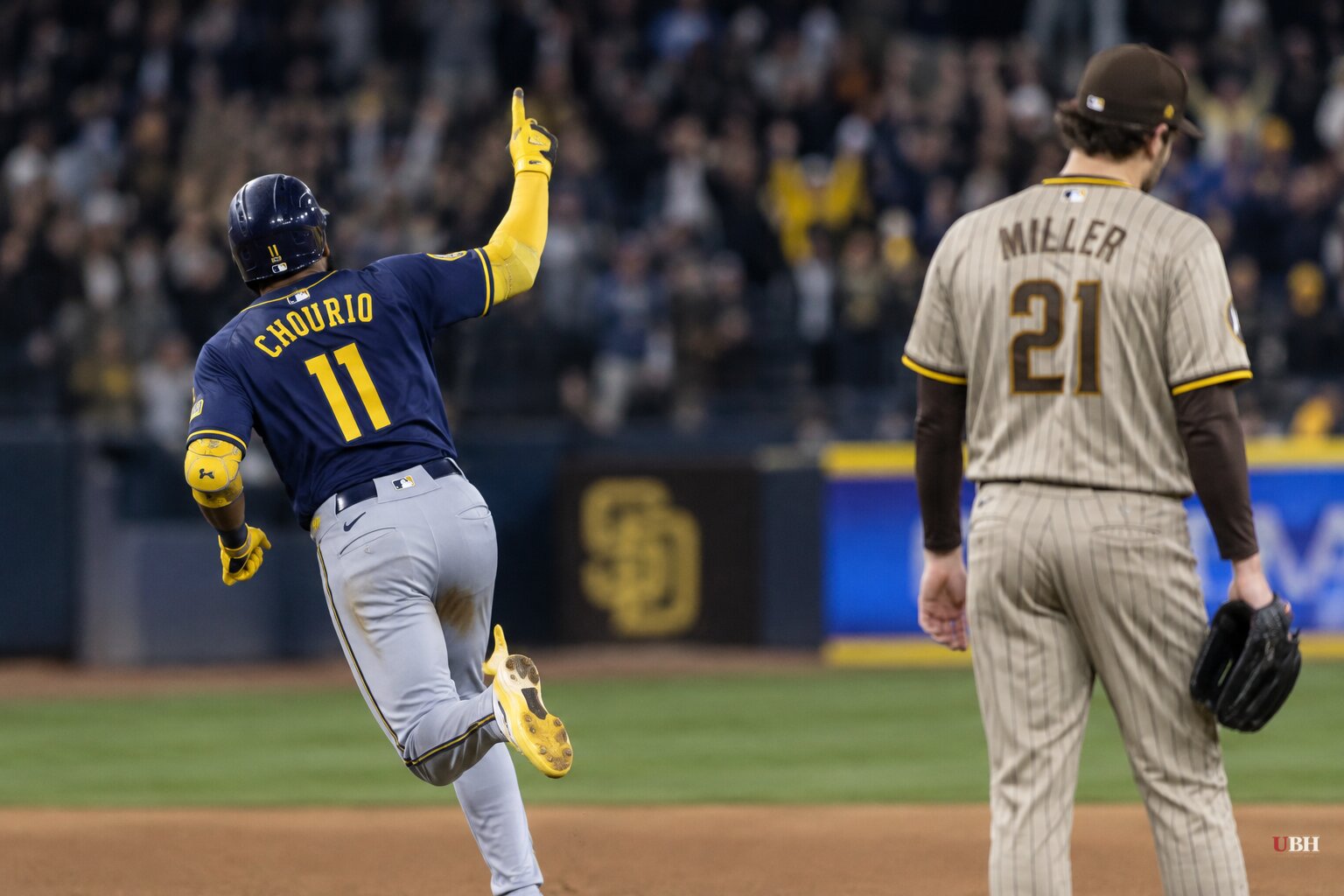 Mason Miller Walks the Bases Loaded, Brewers Walk Off to Take 2-0 NLDS Lead Over Padres