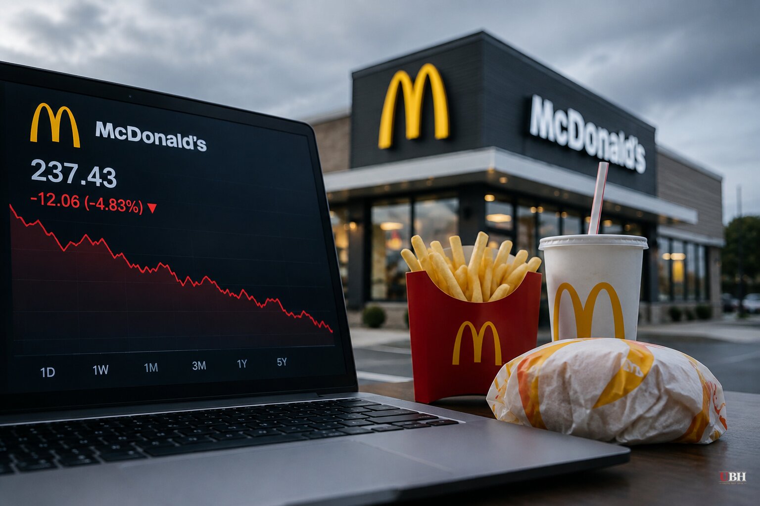 McDonald's Stock Falls to Four-Year Low, Down 31% From February Peak, as $8.5 Billion Turnaround Plan Fails to Calm Investors